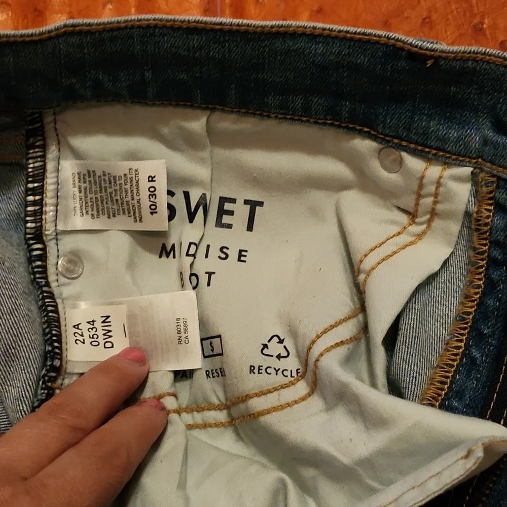 NWT Lucky Mid Rise Jeans size 10